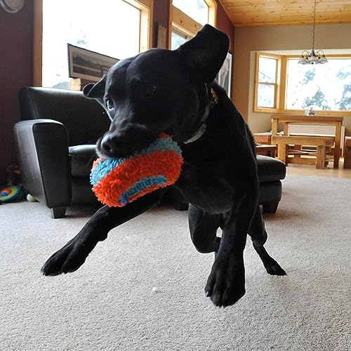 Chuckit! Indoor Fetch Roller Toy for Dogs - Interactive Dog Toys for Boredom, Orange and Blue