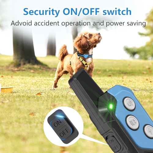 Snsng Shock Collar for Dogs, Dog Training Collar with Remote Control for 2 Dogs, 3 Training Modes with Beep, Vibration and Satic, Waterproof, Rechargeable for Large Medium