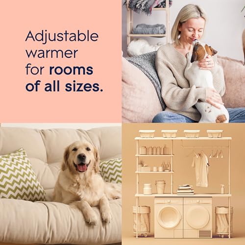 Glade PlugIns Refills Air Freshener Starter Kit, Pet Fresh Scent, Scented and Essential Oils for Home and Bathroom, 0.67 Fl Oz, 1 Warmer + 2 Refills