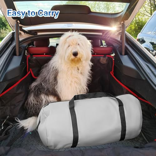Toriexon Inflatable Water Ramp for Dogs 60" L x 40" W - Durable, Puncture-Resistant Surface Ensures Safe and Easy Access to Water for Dogs Up to 230 Pounds, Perfect for Pools, Lakes, and Beaches