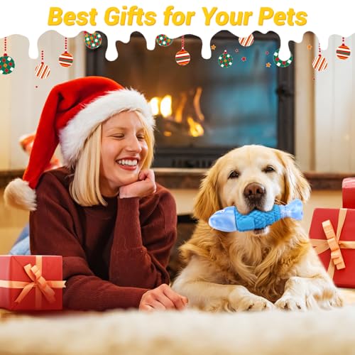 WinTour Tough Dog Toys for Aggressive Chewers, Indestructible Dog Chewers for Medium & Large Breeds, Squeaky Durable Chew Toys to Keep Them Busy, Reduce Boredom, Teeth Cleaning, Bacon Flavor