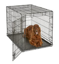 Midwest Homes for Pets 42-Inch New World Crate for Large Breeds, 71-90 lbs, Single Door Folding Dog Crate, Leak-Proof Tray & Secure Latch, Portable, Durable & Easy to Assemble