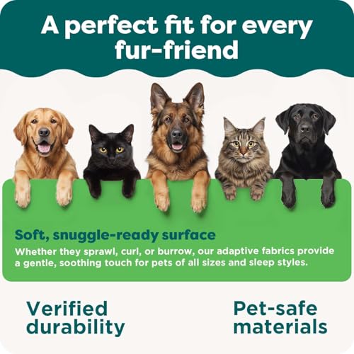 FurHaven Cooling Gel Dog Bed for Large Dogs, Perfect Comfort Sofa Bed, Cool Gel-Top Foam & Solid Orthopedic Foam Base for Joint Support, Removable Washable Cover, Jumbo XL, Plush & Velvet, Brownstone