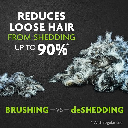 FURminator Large Dog Undercoat deShedding Tool for Long Hair, Reduces Loose Hair From Shedding