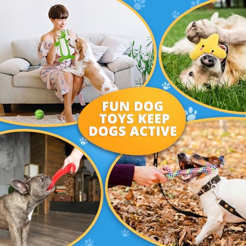 LOYEE 8 Pack Puppy Toys for Small Dogs, Luxury Dog Chew Toys with Squeaky Plush Toys, Rope Toys and Ball, Teething Toys for Puppy Supplies
