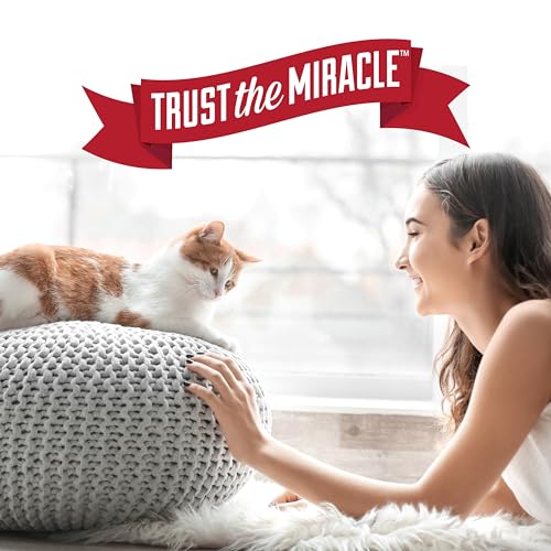 Nature's Miracle Advanced Cat Stain and Odor Eliminator Spray, Severe Mess Enzymatic Formula For Tough Pet Messes, 32 oz