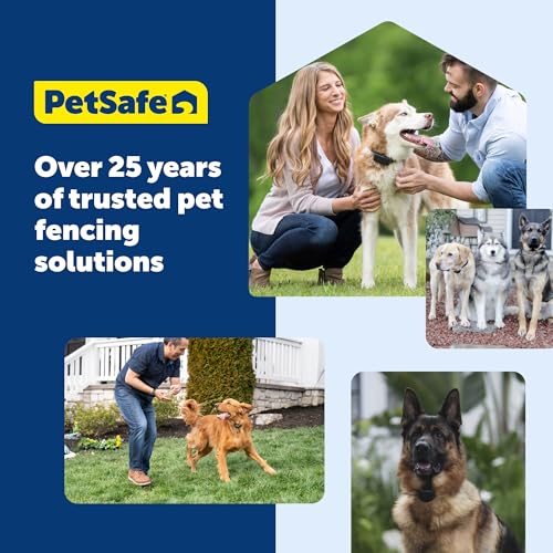 PetSafe Wireless Pet Fence Containment System Receiver Collar Only for Dogs and Cats Over 8 lbs., Waterproof with Tone and Static Correction - from The Parent Company of Invisible Fence Brand