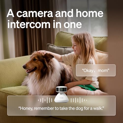 PETLIBRO 90-Day AI Trial Pet Camera Indoor with Phone App, 360° Pan Tilt Dog Camera&Cat Cameras, Indoor Camera WiFi Camera with AI Detection&Recognition, Home Cameras Indoor, Night Vision, 2-Way Audio