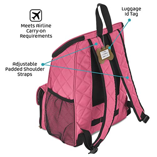 Mobile Dog Gear Unisex Weekender Backpack™ Pink One Size One Size