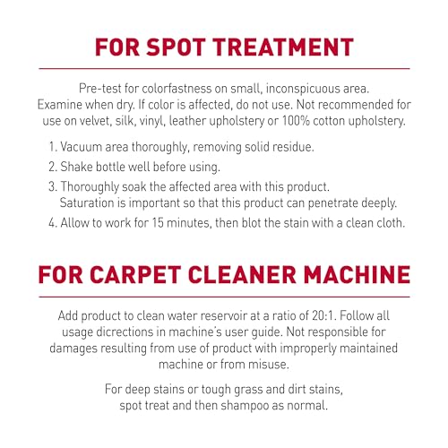 Nature’s Miracle Carpet Shampoo, Bio-Enzymatic Deep-Cleaning Pet Stain And Odor Remover, 64 oz