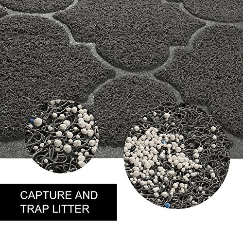 LittleTiger Cat Litter Mat, XL Super Size, Phthalate Free, Easy to Clean, 46x35 Inches, Durable, Soft on Paws, Large Litter Mat.