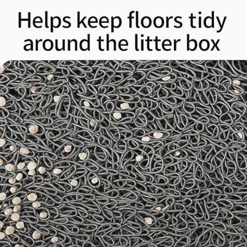 Bulk buys Cat Litter Mat. Traps Litter. Soft Non-Slip Surface. Easy to Clean. 11.5 x 15.75 in Gray Mat for Litter Box Area